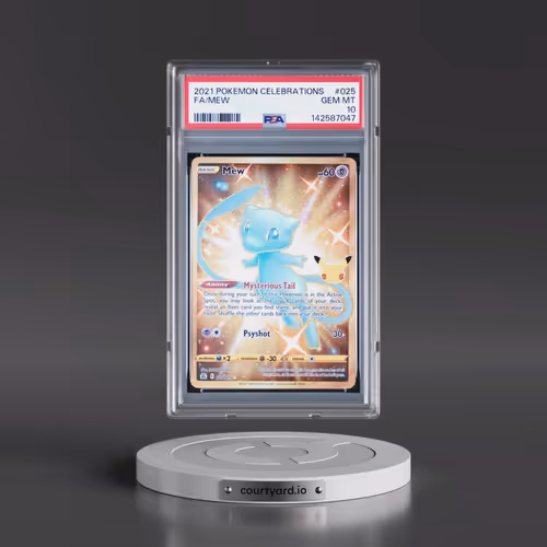 2021 Pokémon Celebrations #025 Mew - Full Art (PSA 10 GEM MINT)