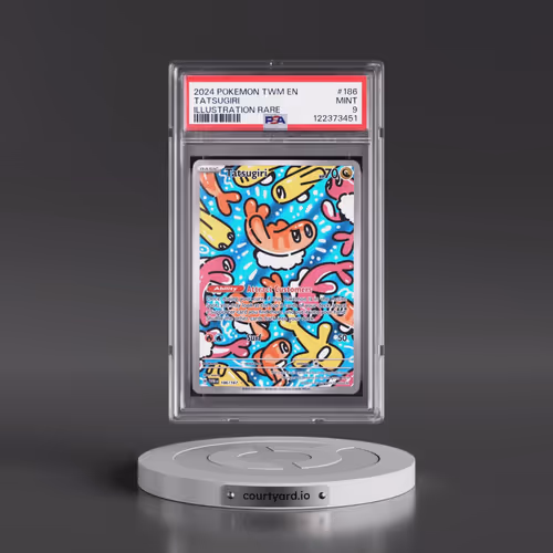 2024 Pokémon Twm EN-Twilight Masquerade #186 Tatsugiri - Illustration Rare (PSA 9 MINT)
