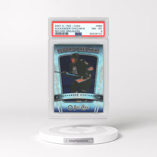 2007 O-Pee-Chee Record Breakers #RB9 Alexander Ovechkin (PSA 8 NM-MT)