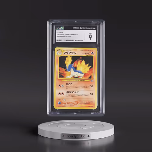 1999 Neo Premium File Quilava - No Rarity (CGC 9 MINT)