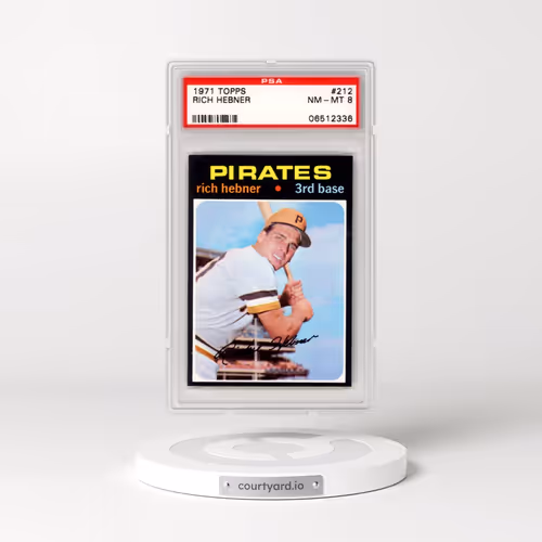 1971 Topps #212 Rich Hebner (PSA 8 NM-MT)