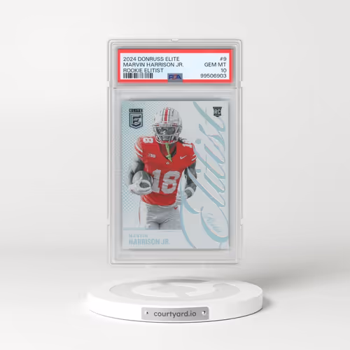 2024 Panini Donruss Elite Rookie Elitist #9 Marvin Harrison Jr. (PSA 10 GEM MINT)