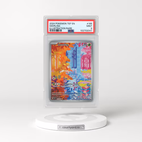 2024 Pokémon Tef EN-Temporal Forces #165 Deerling - Illustration Rare (PSA 9 MINT)