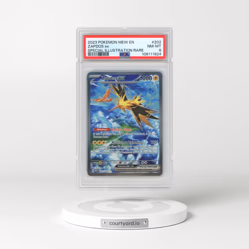 2023 Pokémon Mew EN-151 #202 Zapdos EX - Holo Special Illustration Rare (PSA 8 NM-MT)