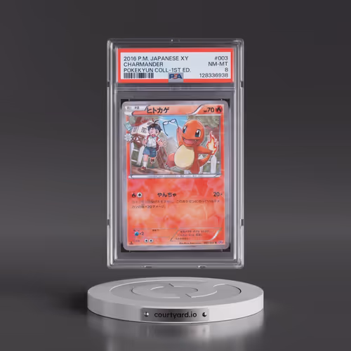 2016 Pokémon XY Pokekyun Collection #003 Charmander - 1st Edition (PSA 8 NM-MT)