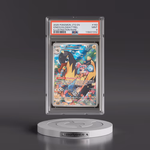 2025 Pokémon Jtg EN-Journey Together #163 Iono's Kilowattrel - Illustration Rare (PSA 9 MINT)