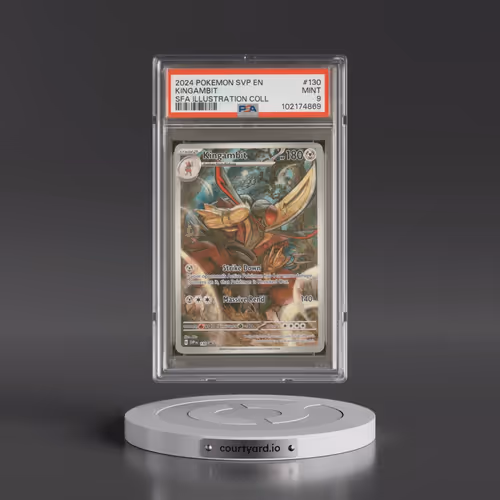2024 Pokémon Svp EN-SV Black Star Promo #130 Kingambit - Shrouded Fable Illustration Collection (PSA