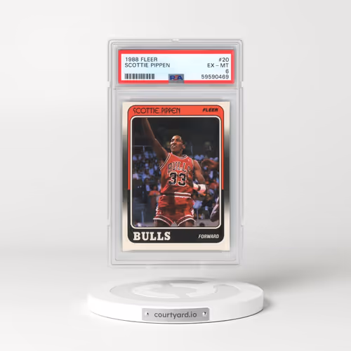 1988 Fleer #20 Scottie Pippen (PSA 6 EX-MT)