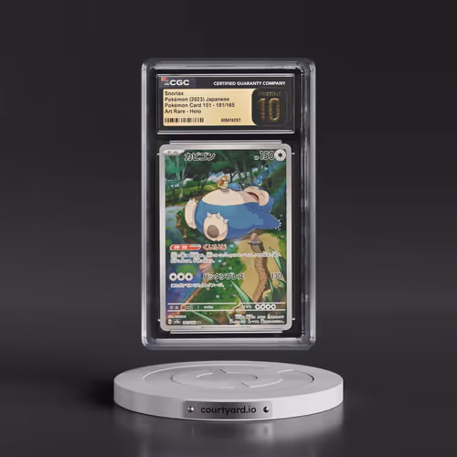 2023 Pokémon Card 151 #181/165 Snorlax - Art Rare Holo (CGC 10 PRISTINE)