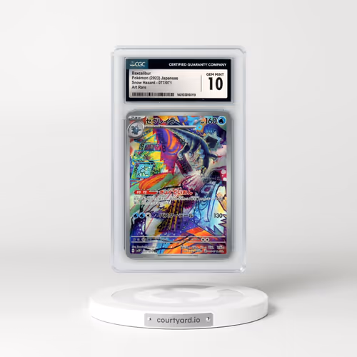 2023 Snow Hazard #077/071 Baxcalibur - Art Rare Holo (CGC 10 GEM MINT)