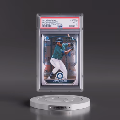2023 Bowman Chrome Prospects #BCP58 Lazaro Montes (PSA 9 MINT)