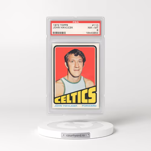 1972 Topps #110 John Havlicek (PSA 8 NM-MT)