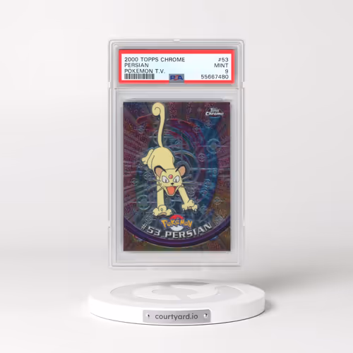 2000 Topps Chrome Pokémon T.V. #53 Persian (PSA 9 MINT)