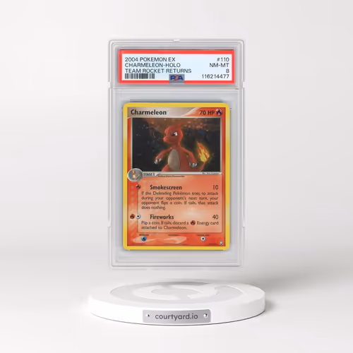 2004 Pokémon EX Team Rocket Returns #110 Charmeleon - Holo (PSA 8 NM-MT)