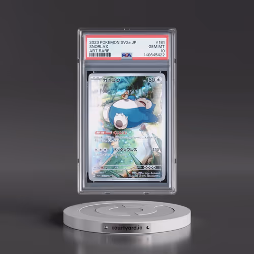 2023 Pokémon Sv2a-Pokémon 151 #181 Snorlax - Art Rare (PSA 10 GEM MINT)