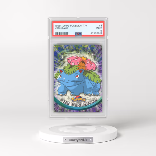 1999 Topps Pokémon TV #3 Venusaur (PSA 9 MINT)