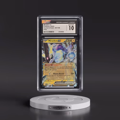 2023 Scarlet & Violet #081/198 Miraidon ex - Holo (CGC 10 GEM MINT)