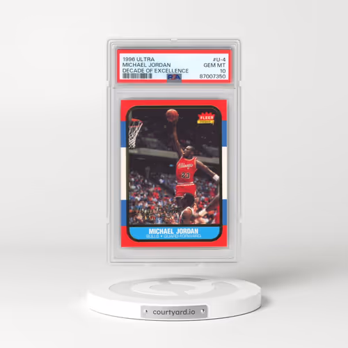 1996 Ultra Decade of Excellence #U-4 Michael Jordan (PSA 10 GEM MINT)