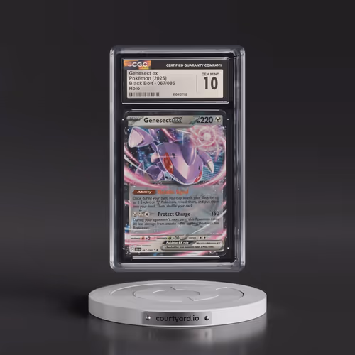 2025 Pokémon Blk EN-Black Bolt #067 Genesect EX - Holo (CGC 10 GEM MINT)