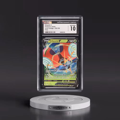 2020 Vivid Voltage #020/185 Orbeetle V - Holo (CGC 10 GEM MINT)