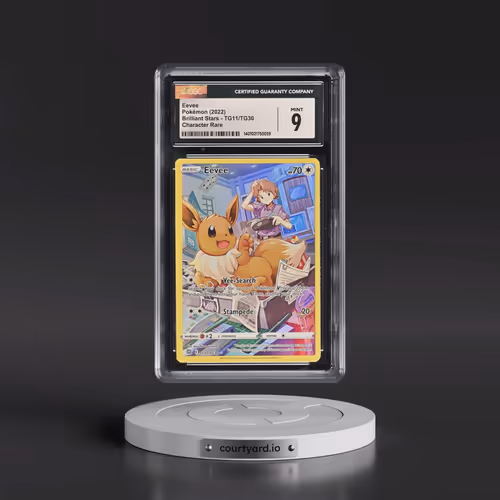 2022 Brilliant Stars #TG11/TG30 Eevee - Trainer Gallery Holo (CGC 9 MINT)