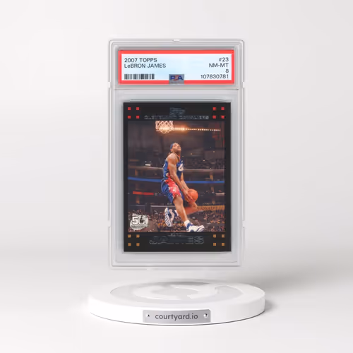 2007 Topps #23 LeBron James (PSA 8 NM-MT)
