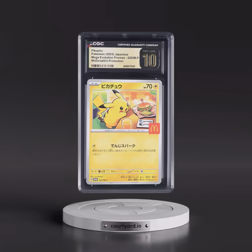 2025 Pokémon M-P Promo #020 Pikachu - McDonald's (CGC 10 PRISTINE)