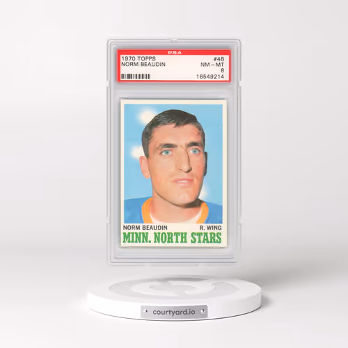 1970 Topps #48 Norm Beaudin (PSA 8 NM-MT)
