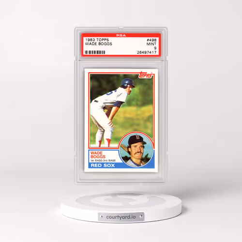 1983 Topps #498 Wade Boggs (PSA 9 MINT)