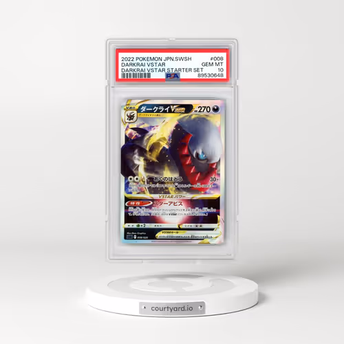 2022 Pokémon Sword & Shield Darkrai Vstar Starter Set #008 Darkrai Vstar (PSA 10 GEM MINT)