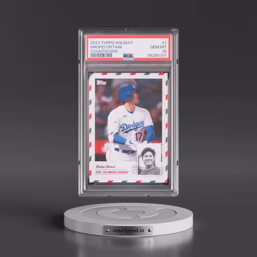 2023 Topps Holiday Countdown #1 Shohei Ohtani (PSA 10 GEM MINT)