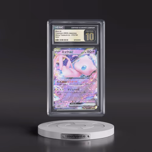 2023 Pokémon Sv4a-Shiny Treasure EX #076 Mew EX - Holo (CGC 10 PRISTINE)