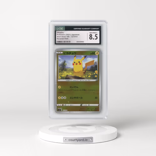 2021 Start Deck 100 #127/414 Pikachu - Reverse Holo (CGC 8.5 NM-MT+)