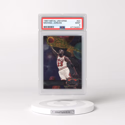 1997 Metal Universe #23 Michael Jordan (PSA 9 MINT)