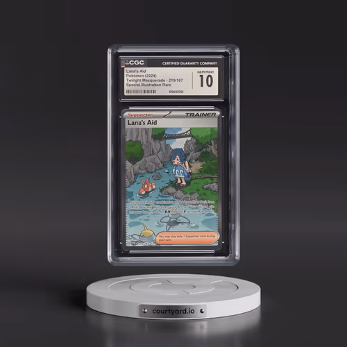 2024 Twilight Masquerade - TWM EN #219/167 Lana's Aid - Special Illustration Rare (CGC 10 GEM MINT)