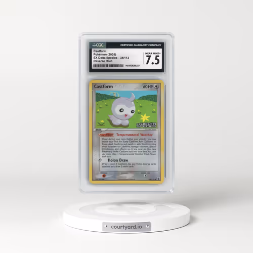 2005 EX Delta Species #34/113 Castform - Reverse Holo (CGC 7.5 NM+)