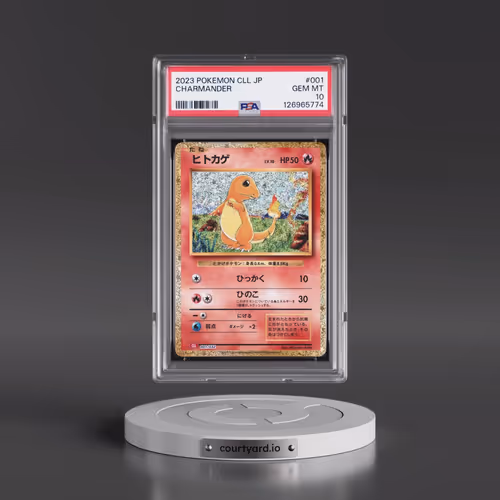 2023 Pokémon Cll-Trading Card Game Classic Charizard & HO-Oh EX Deck #001 Charmander (PSA 10 GEM MIN