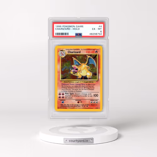 1999 Pokémon Game #4 Charizard - Holo (PSA 6 EX-MT)