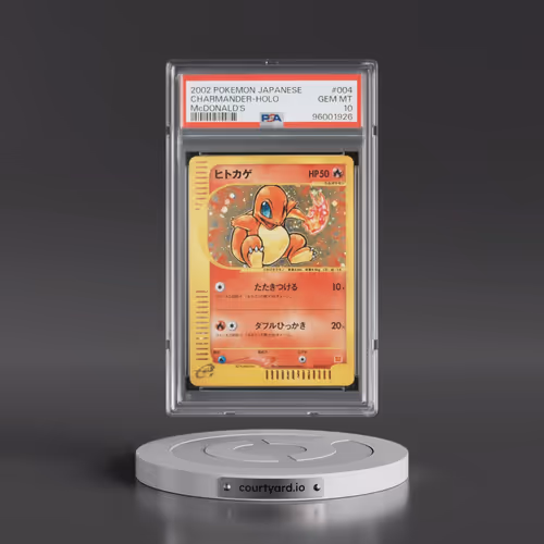 2002 Pokémon McDonald's #004 Charmander - Holo (PSA 10 GEM MINT)