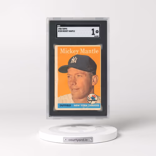 1958 Topps #150 Mickey Mantle (SGC 1 PR)