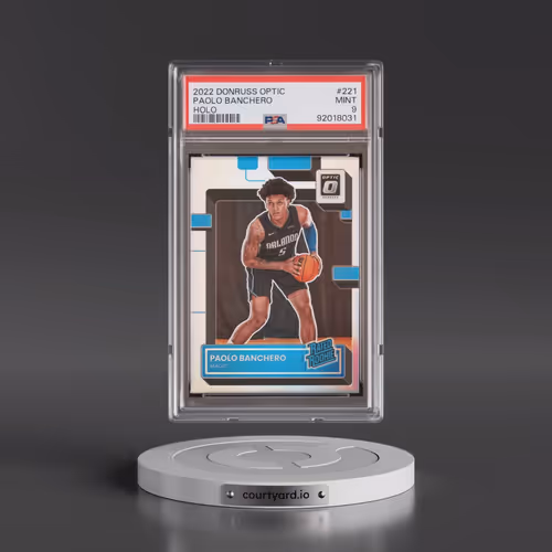2022 Panini Donruss Optic #221 Paolo Banchero - Holo (PSA 9 MINT)