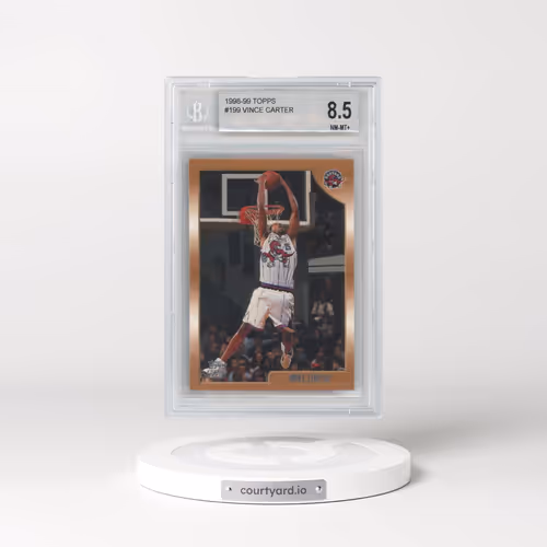 1998 Topps #199 Vince Carter (BGS 8.5 NM-MT+)