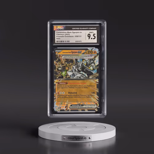 2024 Prismatic Evolutions - PRE EN #058/131 Cornerstone Mask Ogerpon ex - Holo (CGC 9.5 MINT+)