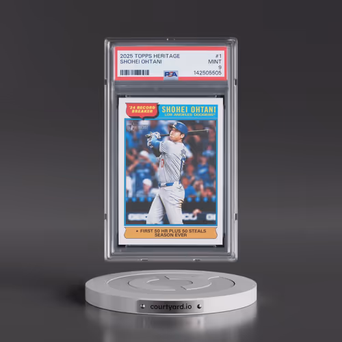 2025 Topps Heritage #1 Shohei Ohtani (PSA 9 MINT)