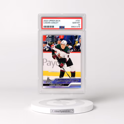 2023 Upper Deck #701 Logan Cooley (PSA 10 GEM MINT)