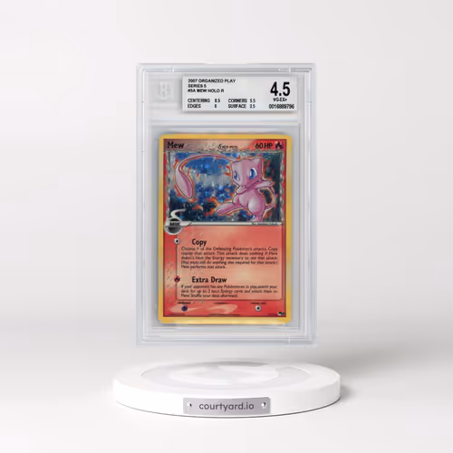 2007 Pokémon Organized Play Series 5 #3 Mew - Holo (BGS 4.5 VG-EX+)