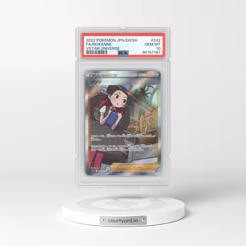 2022 Pokémon Sword & Shield Vstar Universe #242 Roxanne - Full Art (PSA 10 GEM MINT)