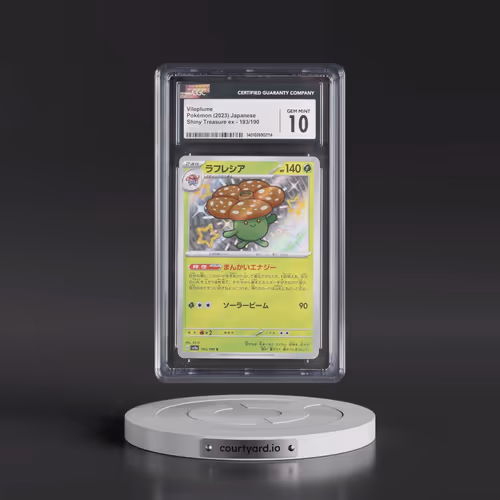 2023 Shiny Treasure ex #193/190 Vileplume - Shiny Rare Holo (CGC 10 GEM MINT)