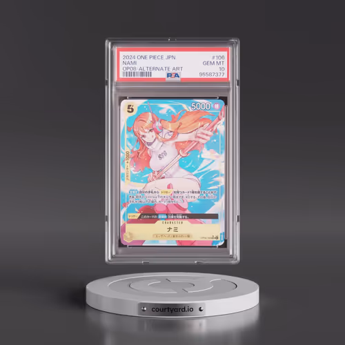 2024 One Piece Japanese OP08-Two Legends #106 Nami - Alternate Art (PSA 10 GEM MINT)