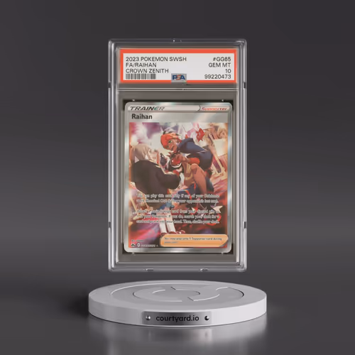 2023 Pokémon Sword and Shield Crown Zenith #GG65 Raihan - Full Art (PSA 10 GEM MINT)